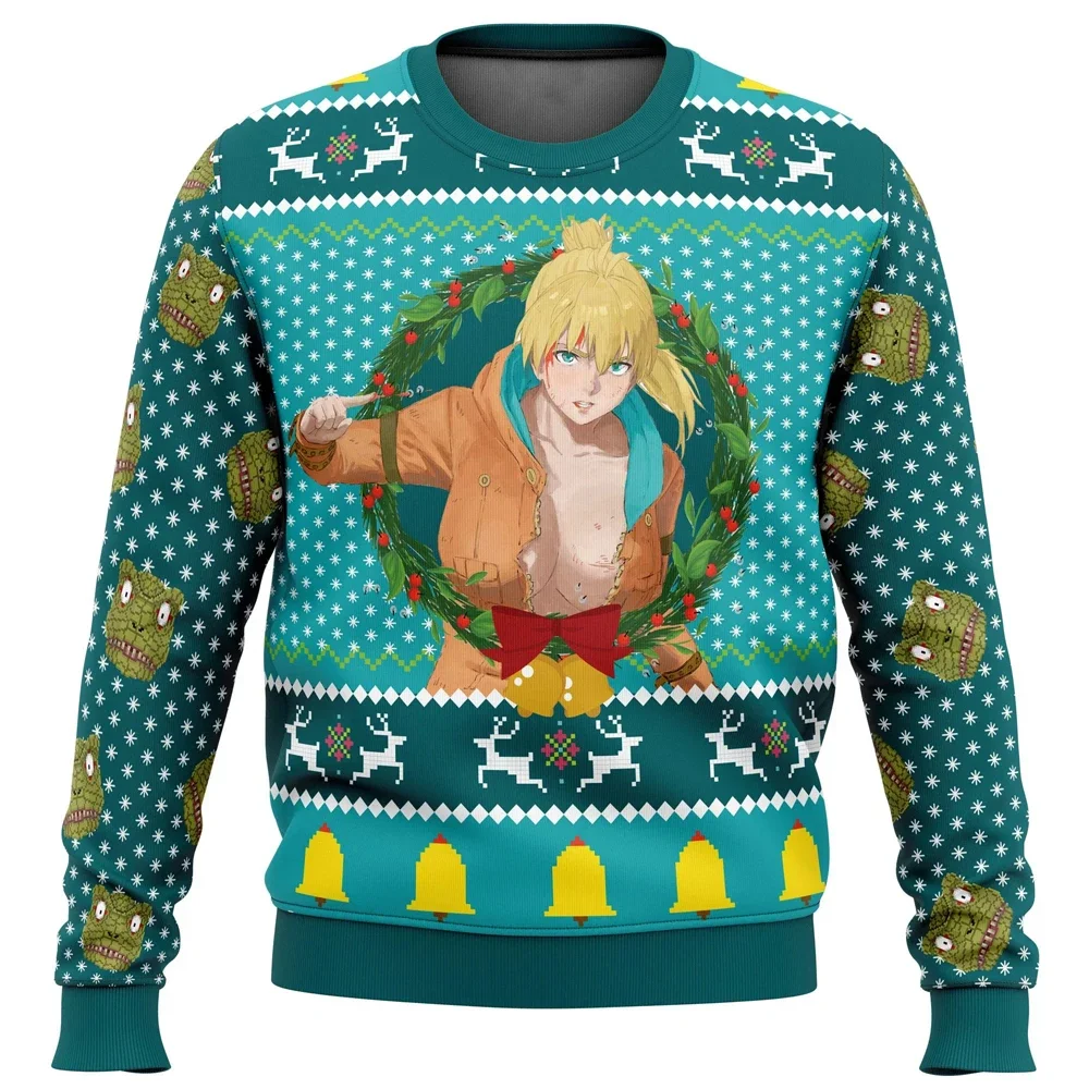 Kaiman Dorohedoro Ugly Christmas 2025 New Fashion Spring Autumn Men Pullover Tops Cartoon Anime Women Hoodie Sweatshir