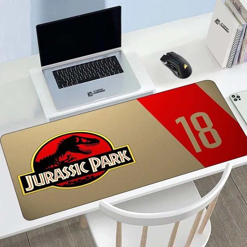 Cartoon Mouse Pad Jurassic Park Keyboard Large Mausepad Anime Gamer Cabinet Carpet Kawaii Gaming Accessories Pc Varmilo Mousepad