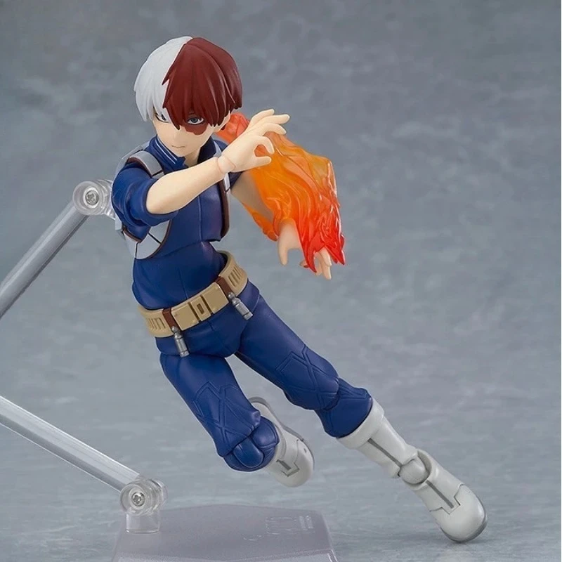 Max Original Figma Series My Hero Academia：Shoto Todoroki Anime Action Figure Assembly Model Toys Collectible Model Ornaments