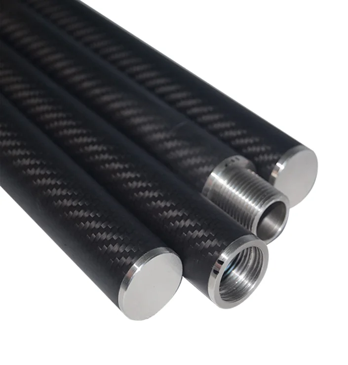 

OEM Twist Lock Telescopic Carbon Tube, adjustable pole for cleaning brush and outdoor sports equipment assembly