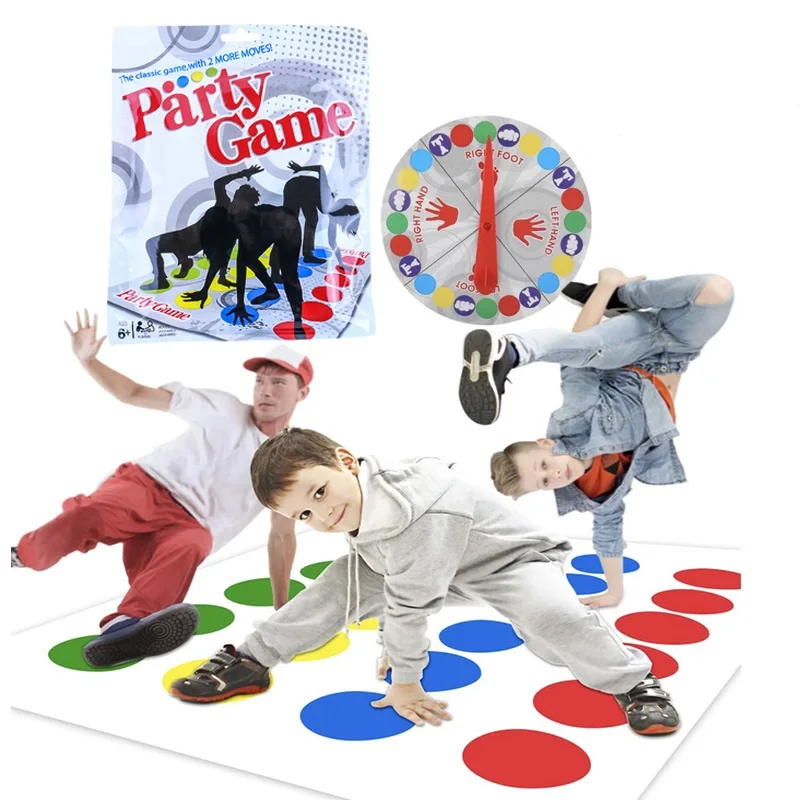 Family Party Game Twister Games Indoor Outdoor Toy Game Twisting The Body For Children Adult Sports Interactive Group Aids