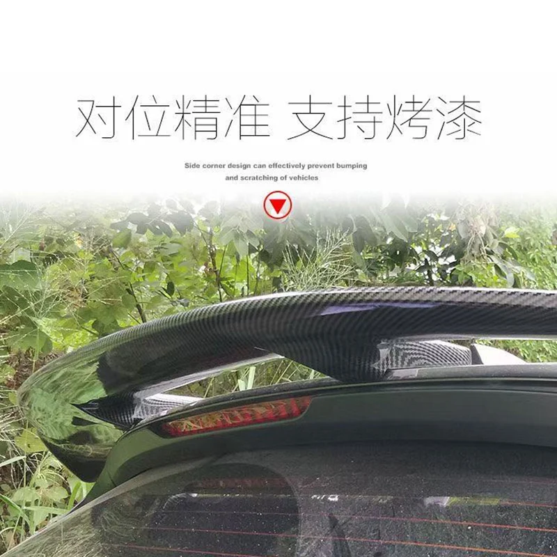 For Hyundai Veloster Spoiler 2012 13 14 15 16 Year ABS Plastic Rear Roof Wing Sport Accessories