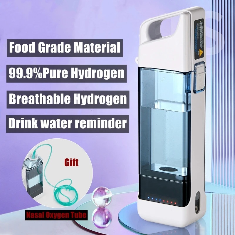 Hydrogen Generator Water Cup Filter Ionizer Maker Hydrogen-Rich Water Portable Super Antioxidants ORP Hydrogen Bottle 350ml