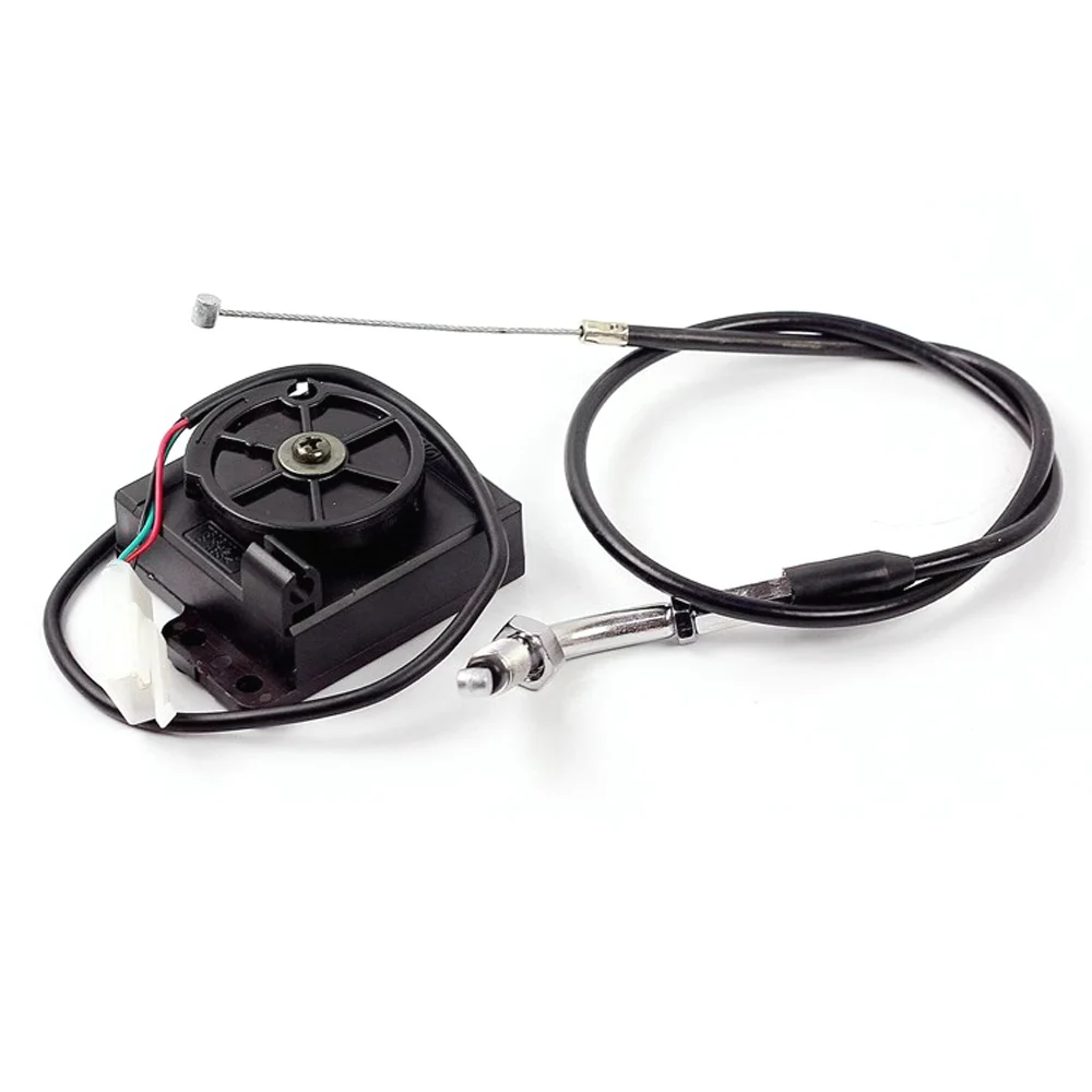 Throttle Grips Central Control Accelerator Retrofit Handle Throttle Cable Assembly for ATV Quad Cycling Equipment Connector