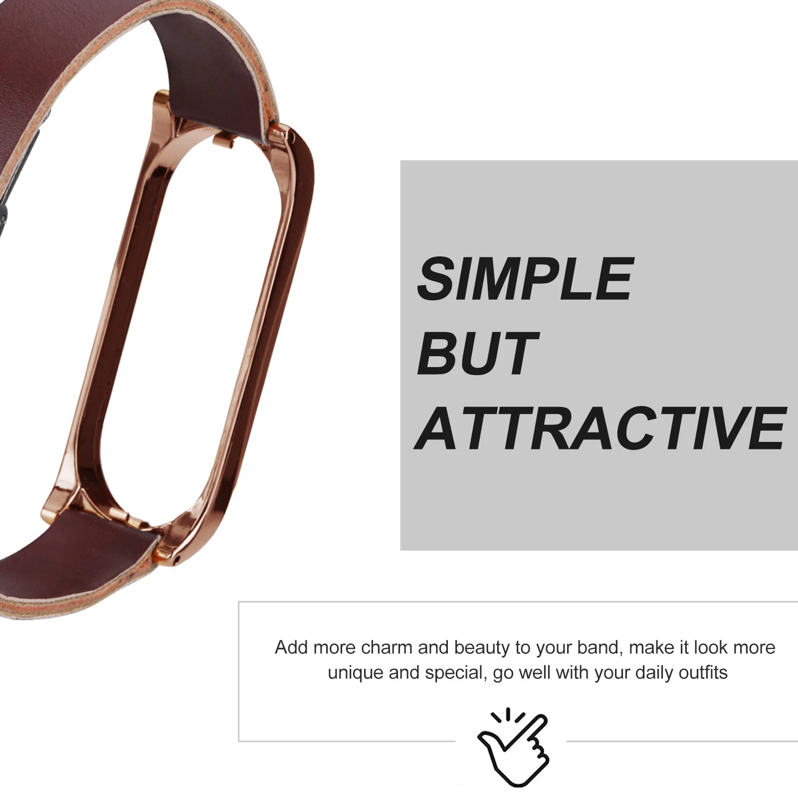 

Women Men Wristband Strap Bracelet Compatible 5 5 NFC Double-Click Butterfly Buckle Durable Replacement Band