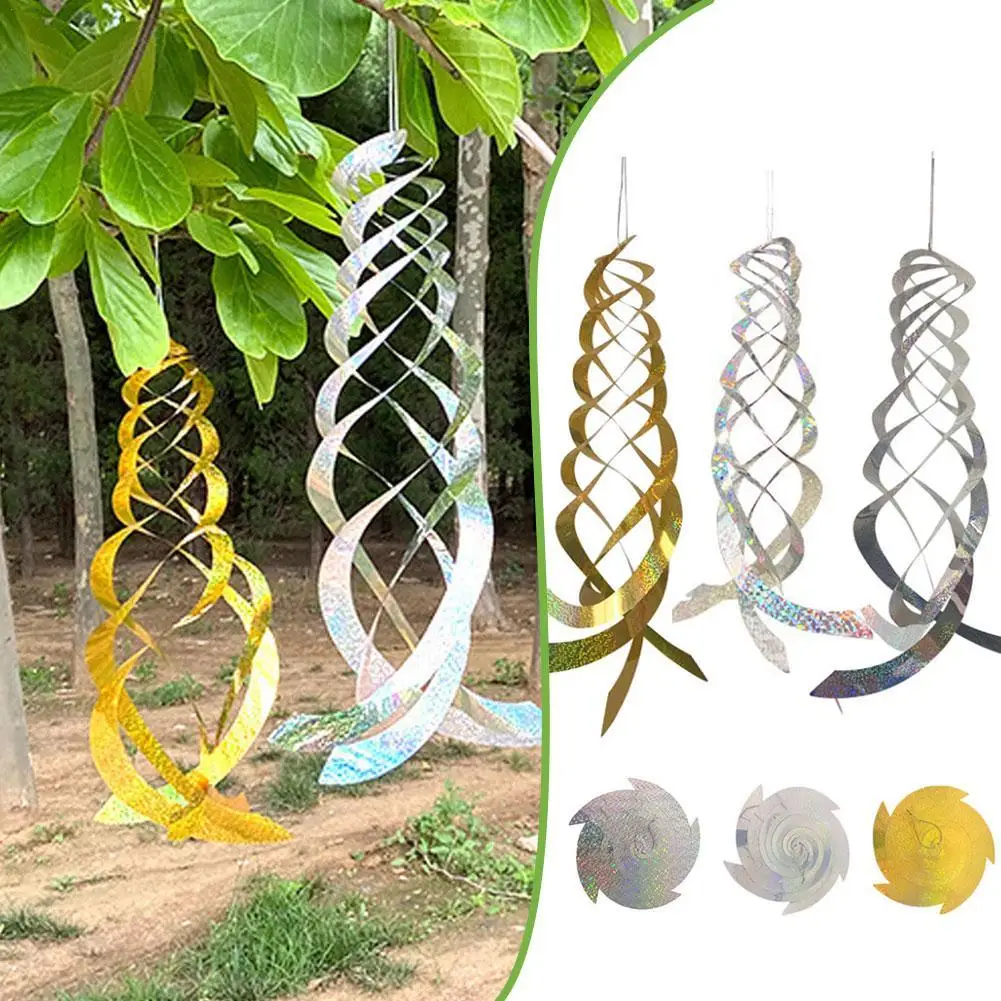 

Bird Repellent Reflectors Hanging Reflective Bird Deterrent Device Garden Decorative Garden Scarecrow Yard Bird Repeller