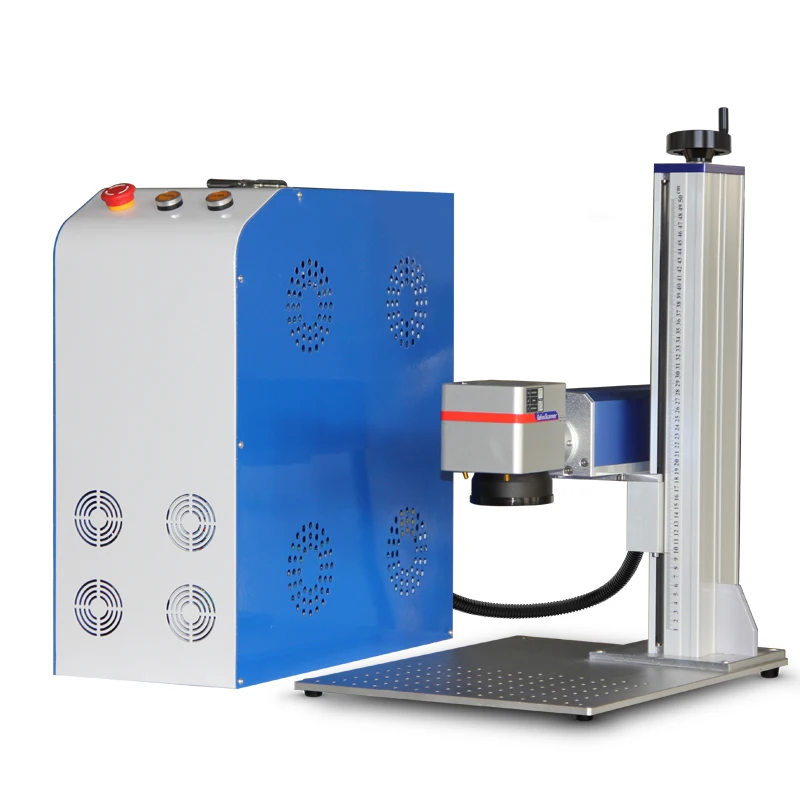 ماكينة نقش La-ser محمولة باليد بقدرة 20 وات لماكس لتبريد الهواء المعدني مع دعم AI DXF DST PPT BMP لاستخدام المطاعم