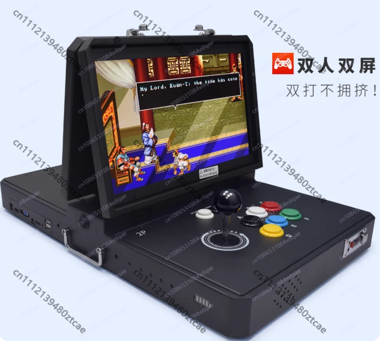 Portable Foldable Dual Screen Game Console Double Joystick Integrated Retro Home Video Game Player