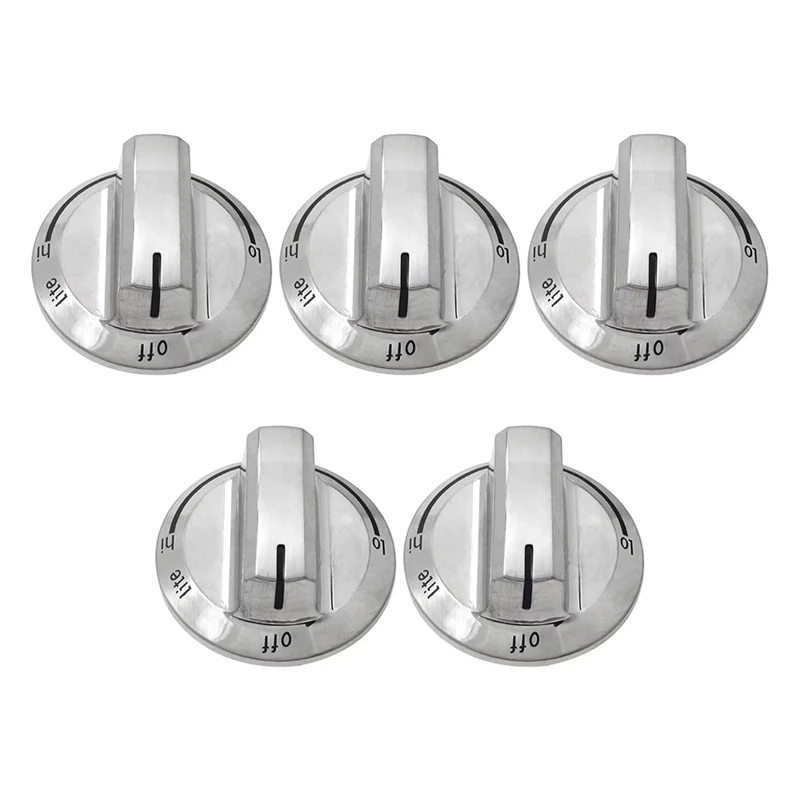 

5 Pcs 5304525746, A03546301/02/03 Gas Cooktop Knobs Replacement For Frigidaire-Stove FFGC3026SSD