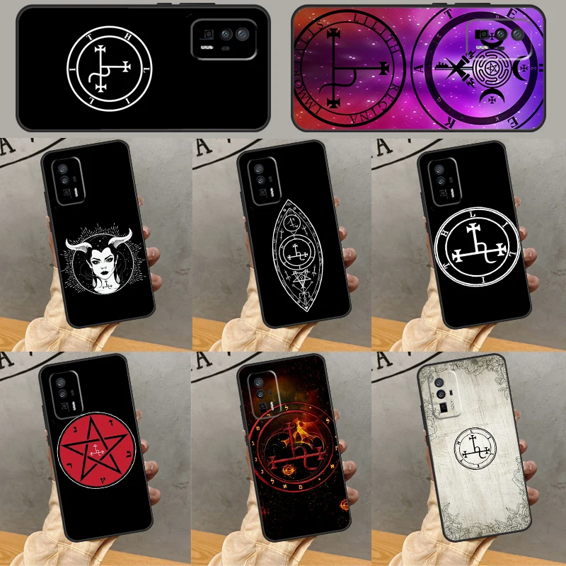 Sigil of Lilith Case For POCO F3 F4 X4 GT M5s X3 X5 F5 Pro Cover For Xiaomi 11T 12T Pro 11 12 Lite 13 Ultra