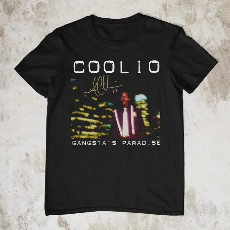 Coolio memories Gangstas Paradise Футболка черная всех размеров Coolio memories Gangstas Paradise Футболка черная всех размеров