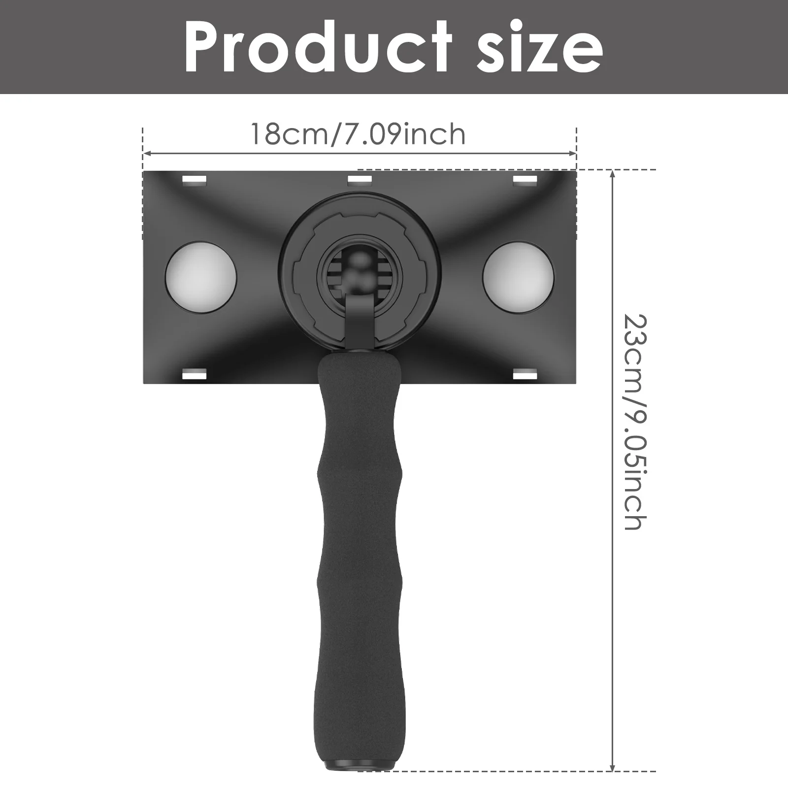 Professional Latex Paint Edger Brushes Wall Ceiling Corner Painting Brush Color Separator Trimmer Tools with 3 Replacement Pads