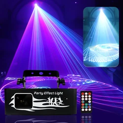 2024 New 3D Laser Light  Remote Animation Holiday Stage  Projector Dmx RGB Club DJ Equipment Disco Christmas Home Party Lights