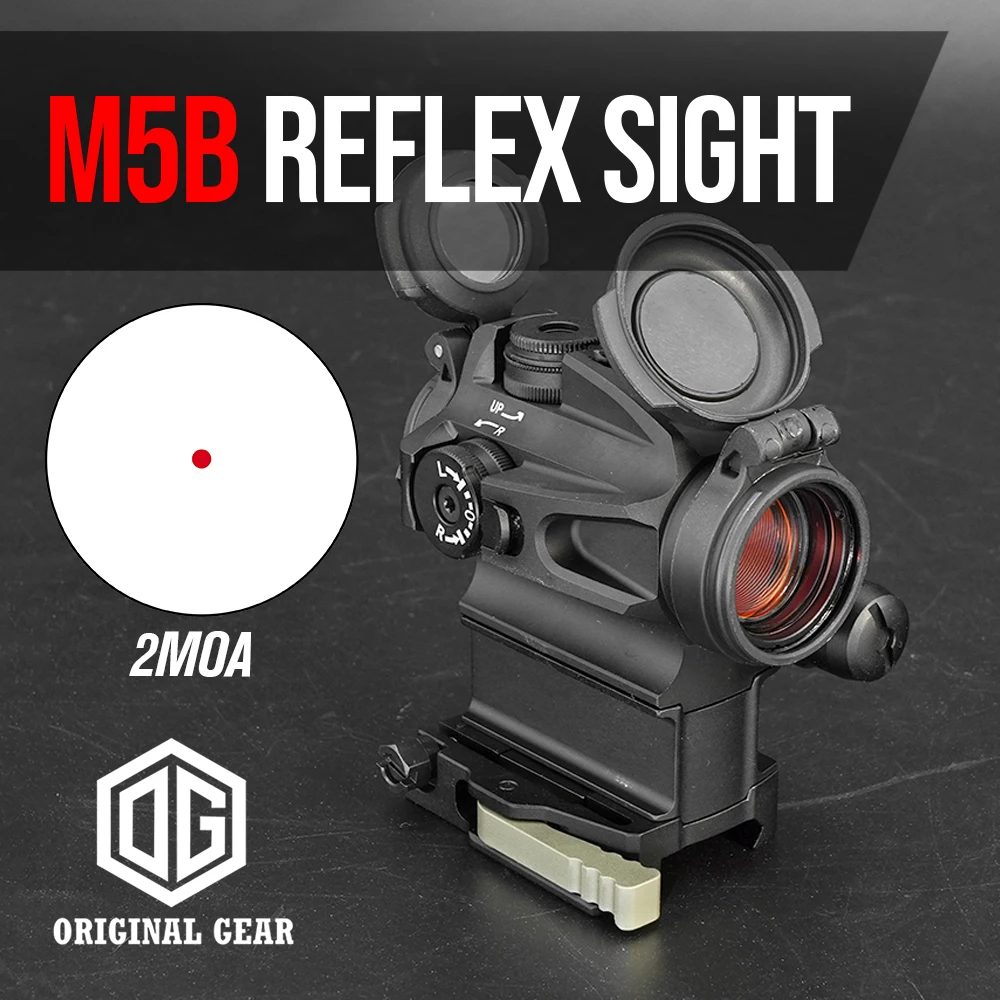 Tactical M5B Red Dot Sight 2MOA Sight Scope with Original Marking LRP 1.50