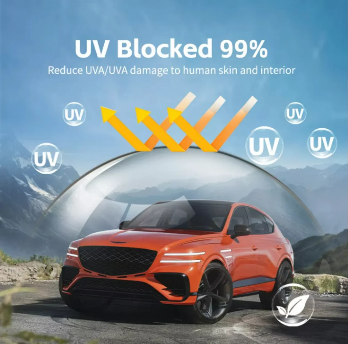 Nurburfilm Bubble Free Frosted Window Film Waterproof Breathable windows Film Transparent Sun Film for Car