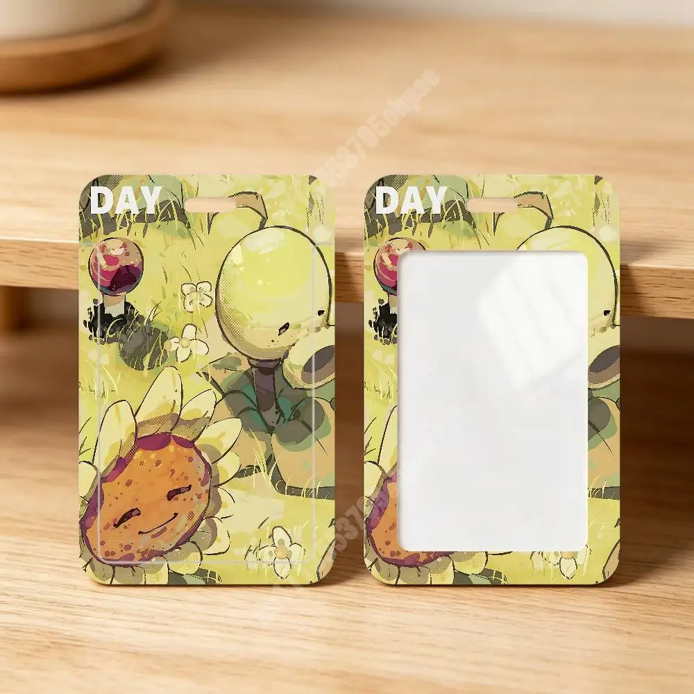 P-Plant-S Vs. Z-Zombie-S Plastic Card Holder Worker ID Card Clear Transparent Employee Visitor Pass