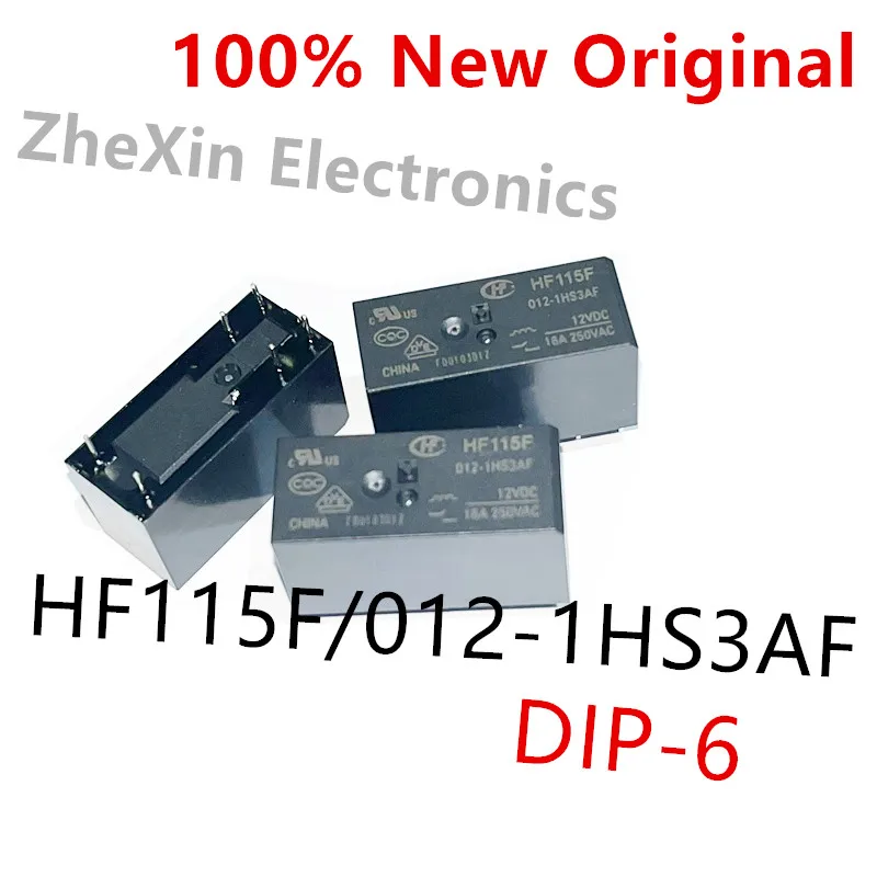 10PCS/Lot  HF115F/024-1HS3AF 、HF115F/012-1HS3AF 、HF115F/005-1HS3AF   New power relay  HF115F-024-1HS3AF 、HF115F-012-1HS3AF