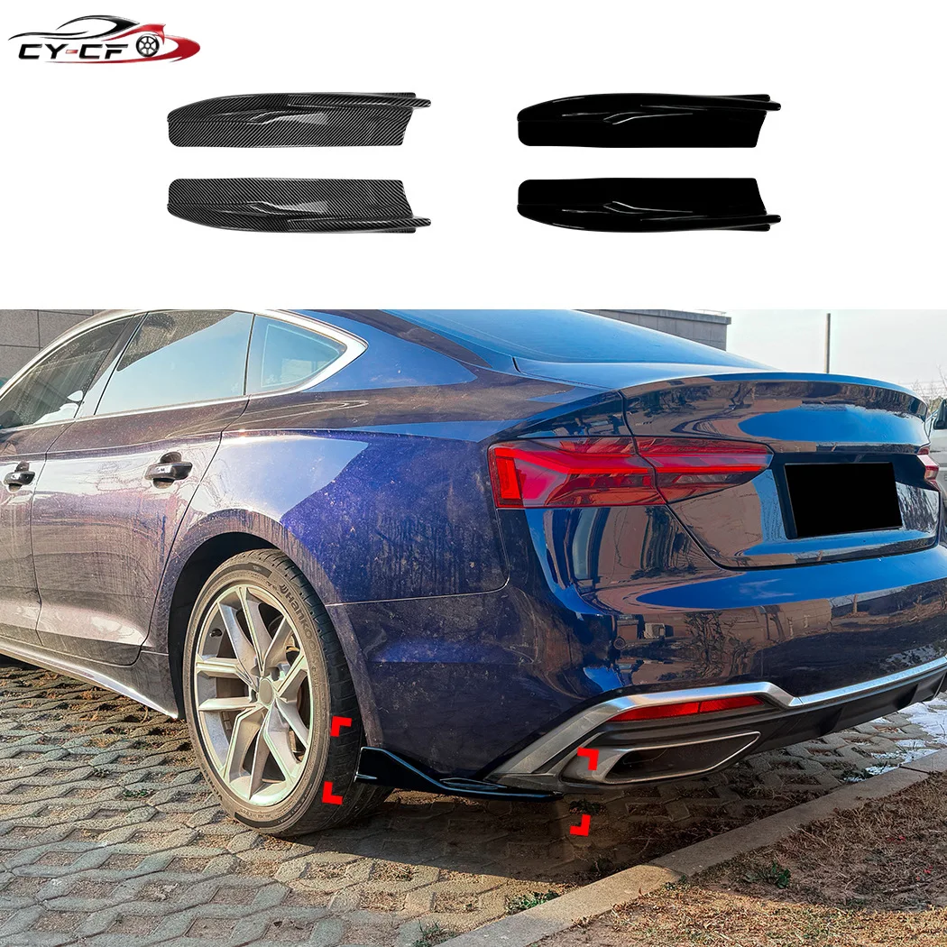 Difusor de Parachoques Trasero Deportivo para Audi A5 S5 F5 Sportback Sline 2020 2021 2022 2023 2024, Kit de Carrocería Deportivo