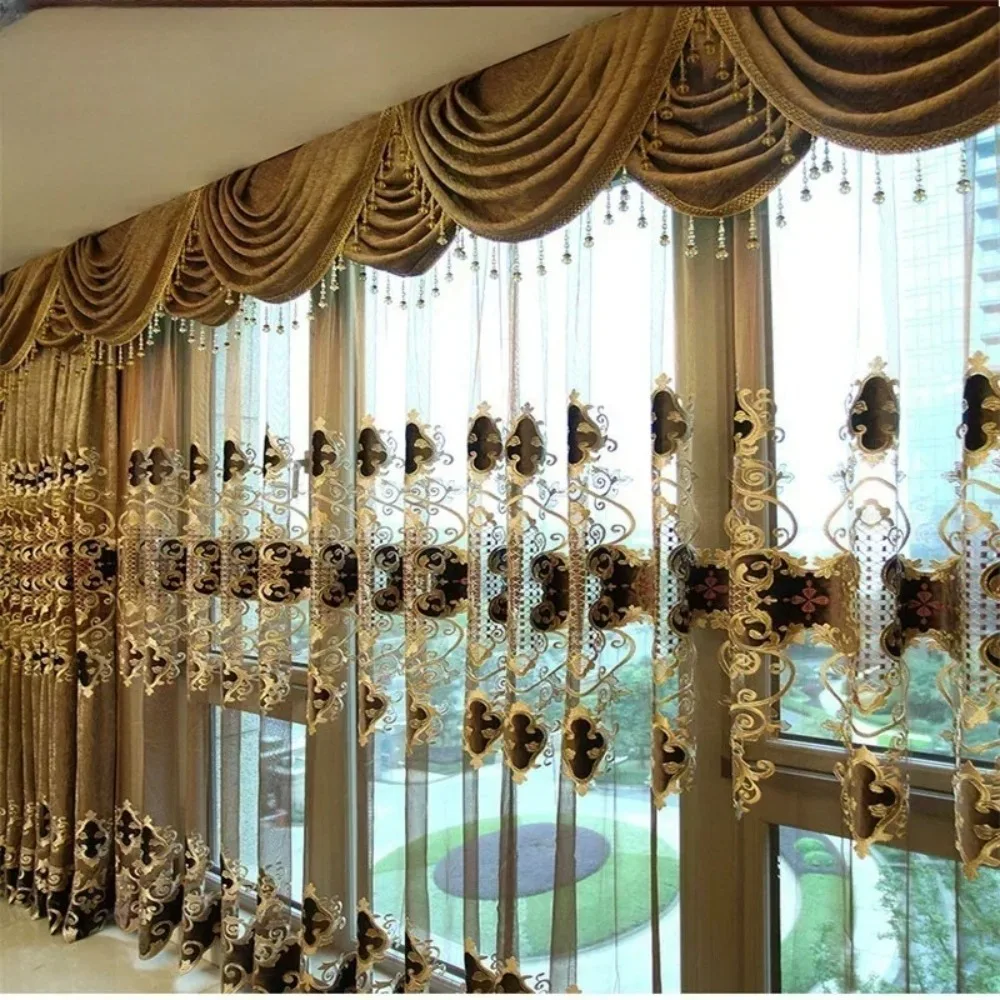 cortinas-bordadas-de-veludo-chenille-para-sala-de-estar-quarto-europeu-moderno-marrom-dourado-tule-transparente-cenario-de-janelas