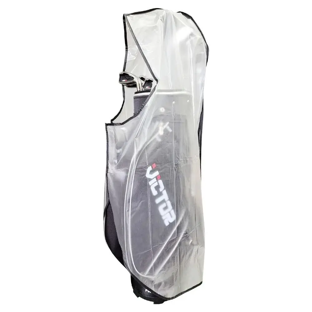 

With Zipper Golf Bag Cover Waterproof PVC Clear Golf Bag Rain Coat Dustproof Large Capacity Golf Bags Shield Court Supplies