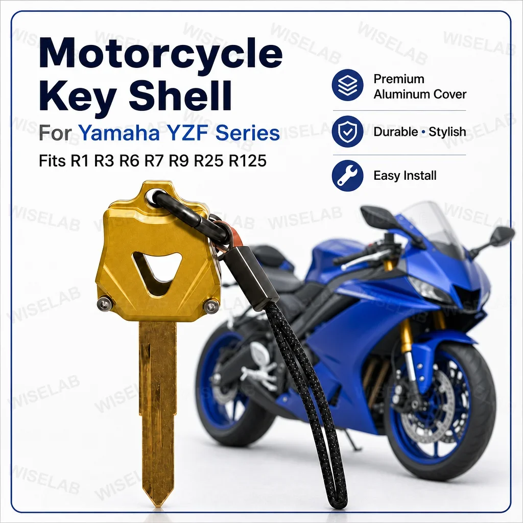 For YAMAHA YZF R1 R3 R6 R7 R9 R25 R125 Key Cover Cap Key Case Shell Protection YZFR1 YZFR3 YZFR6 YZFR7 YZFR9 YZFR25 YZFR125 Amag