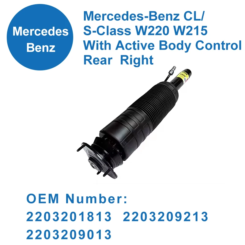ممتص صدمات التعليق الهوائي الخلفي للسيارة لبنز CL S-Class W220 W215 2000-2006 مع التحكم النشط في الجسم 2203201713 2203201813 #4