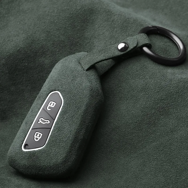 

For Volkswagen Key Fob Cover - Premium Suede Case for Touareg X/PRO, ID.6/ID.4 X, Golf 8 & Lamando L (2021-2025 Models)