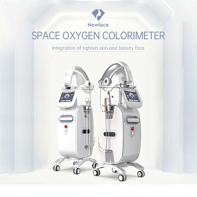 NewFace Professional Colourful Hydrogen Space Oxygen Mask Face Firm Hydro Facial Machine Hydration Skin Spa Beauty Equipment