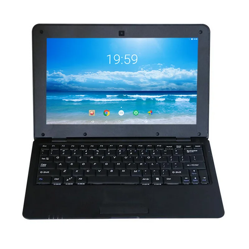 Lapmedicents-Netbook Full HD Android 6.0, mini ordinateur de jeu 10.1 pouces, mémoire de masse 1 Go + 8 Go, processeur A33 bon marché