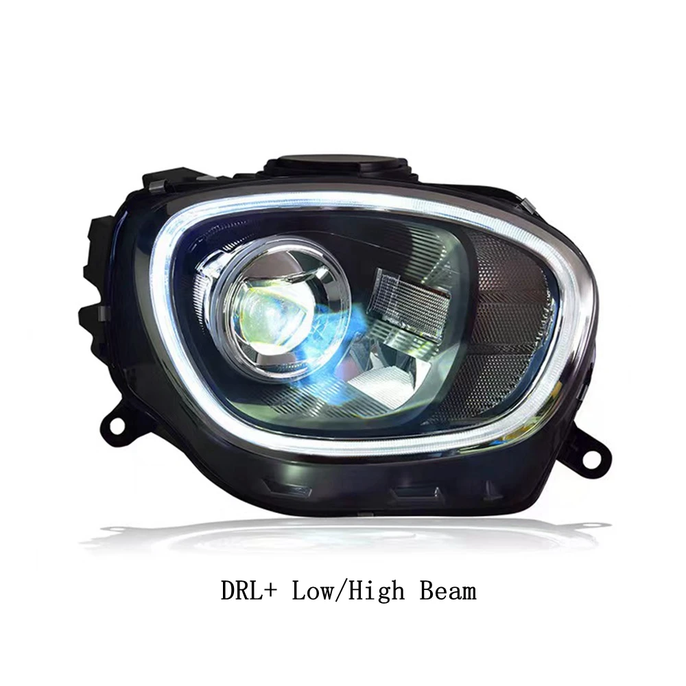 For F60 Mini Countryman 2016-2021 LED Auto Headlights Assembly Upgrade DRL Bicofal Lens Start Animation Accessories