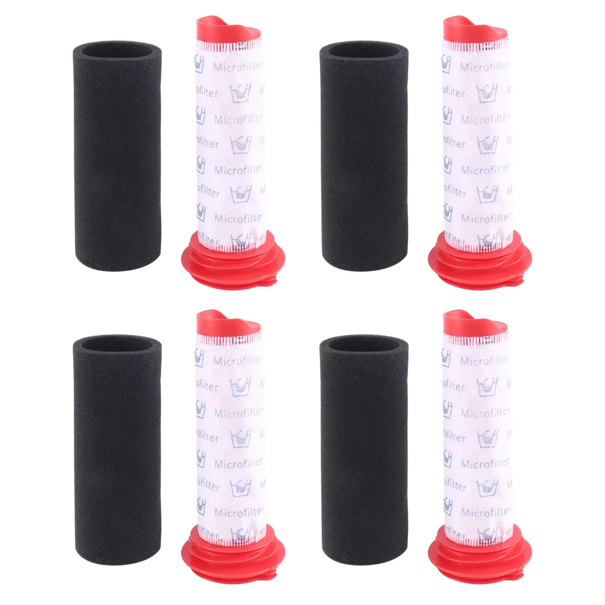 4 Pack Filters for Athlet Handheld Vacuum Cleaner, Filter for BCH6L2560 BCH6L2561BCH6ZOOO