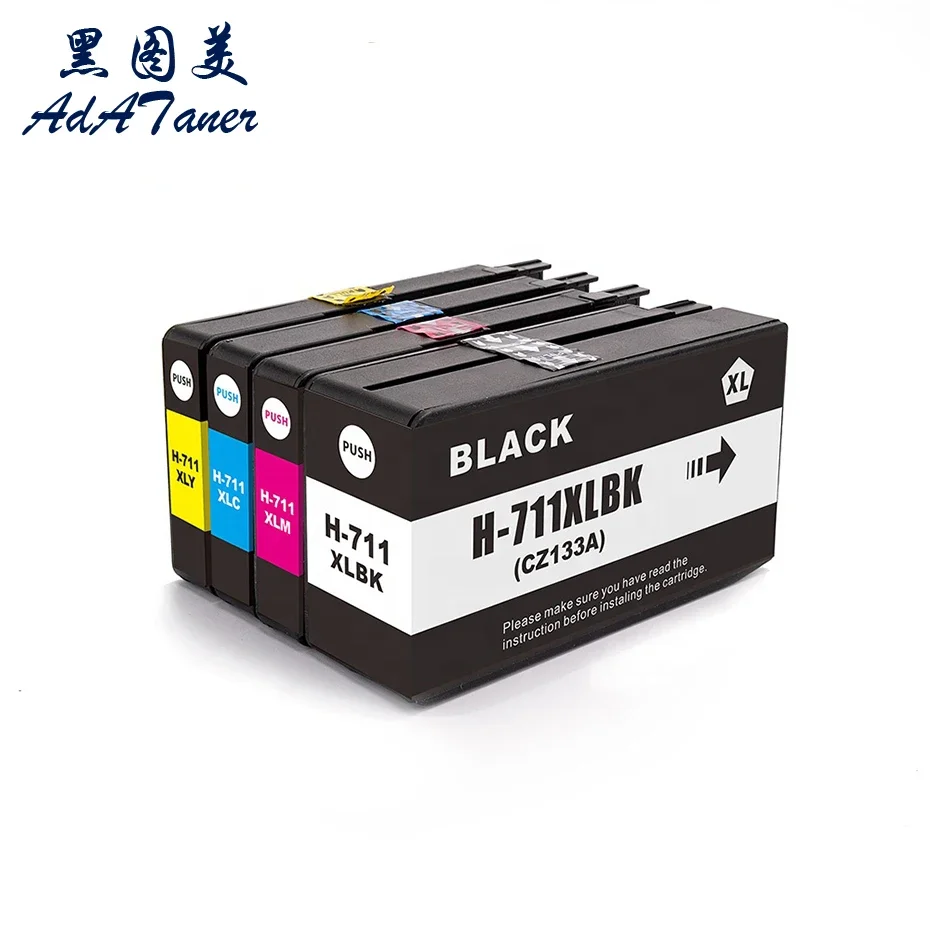 

H-711 711 711XL Premium InkJet Ink Cartridge Compatible For HP Designjet T120 T520 T 120 520 Printer
