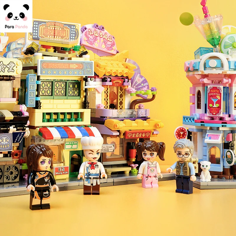 

Keeppley City Corner Looking Blocks Kids Building Blocks Toys Girls Puzzle Gift Street Looking Playing Birthday Gifts