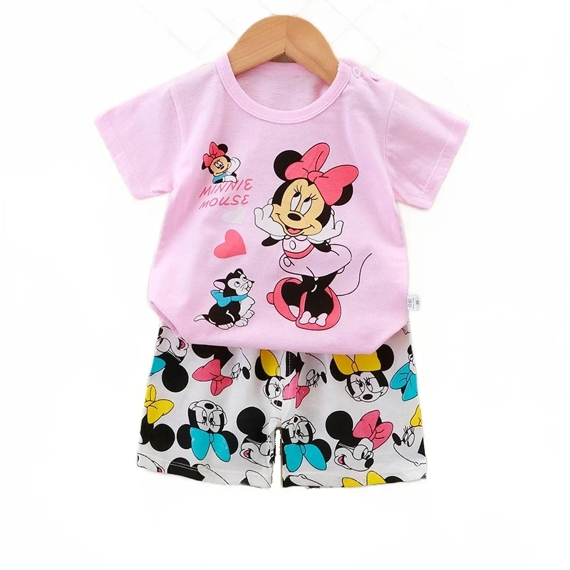 fashion baby girls clothes summer Baby girls Sets cute girls T-shirt + Shorts Sets Toddler Clothing Baby girls Clothes