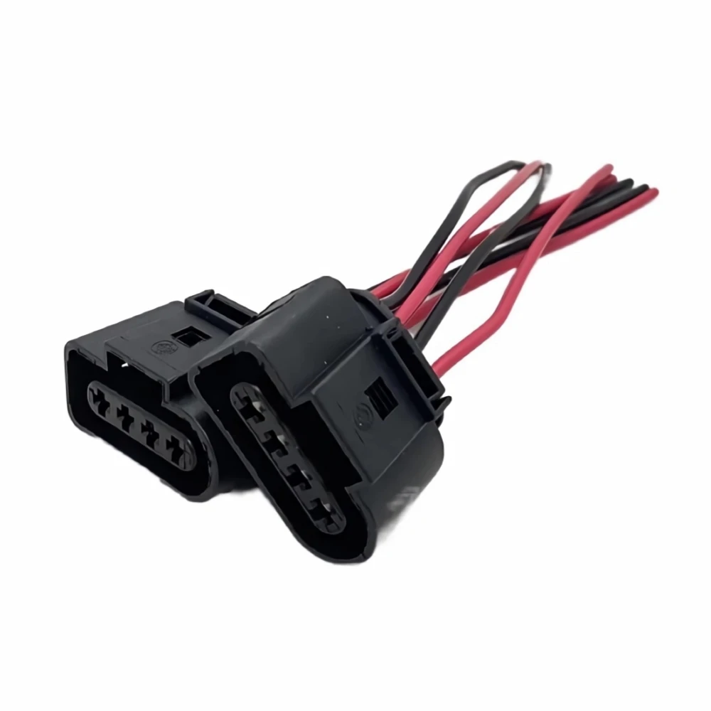 10Pcs 4Pin Ignition Coil Connector Plug Wire Harness For VW Jetta Golf Passat Tiguan CC Audi A3/4/5/6/7/8 TT Q3/5 R8 1J0973724 view 4