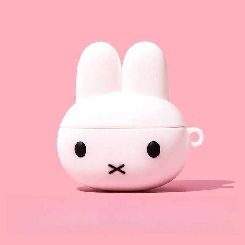 Милый мультяшный чехол Миффи для Apple Airpods 4, защитный чехол для Bluetooth-наушников 1/2 поколения, мягкий, противоударный, милый дизайн