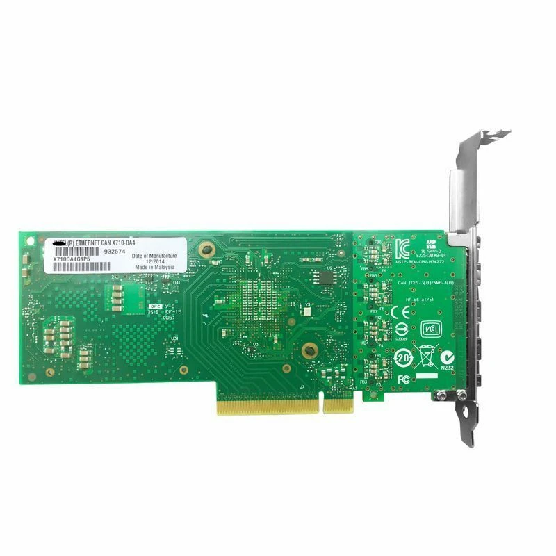 인텔 X710-DA4 이더넷 네트워크 카드, 4 포트, 10 gbps SFP + PCIe, 3.0x8, 10 Gbps