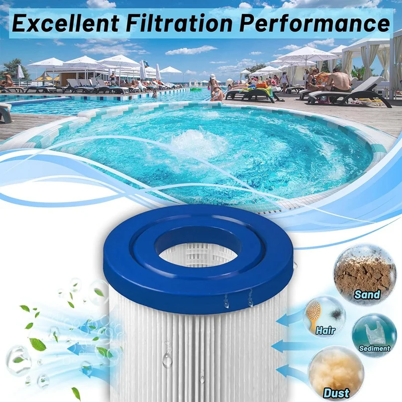 Filter PRB25-In, 2 pak untuk Filter suku cadang pengganti bak panas Spa, untuk C-4236,FC-2375, Filter kolam renang