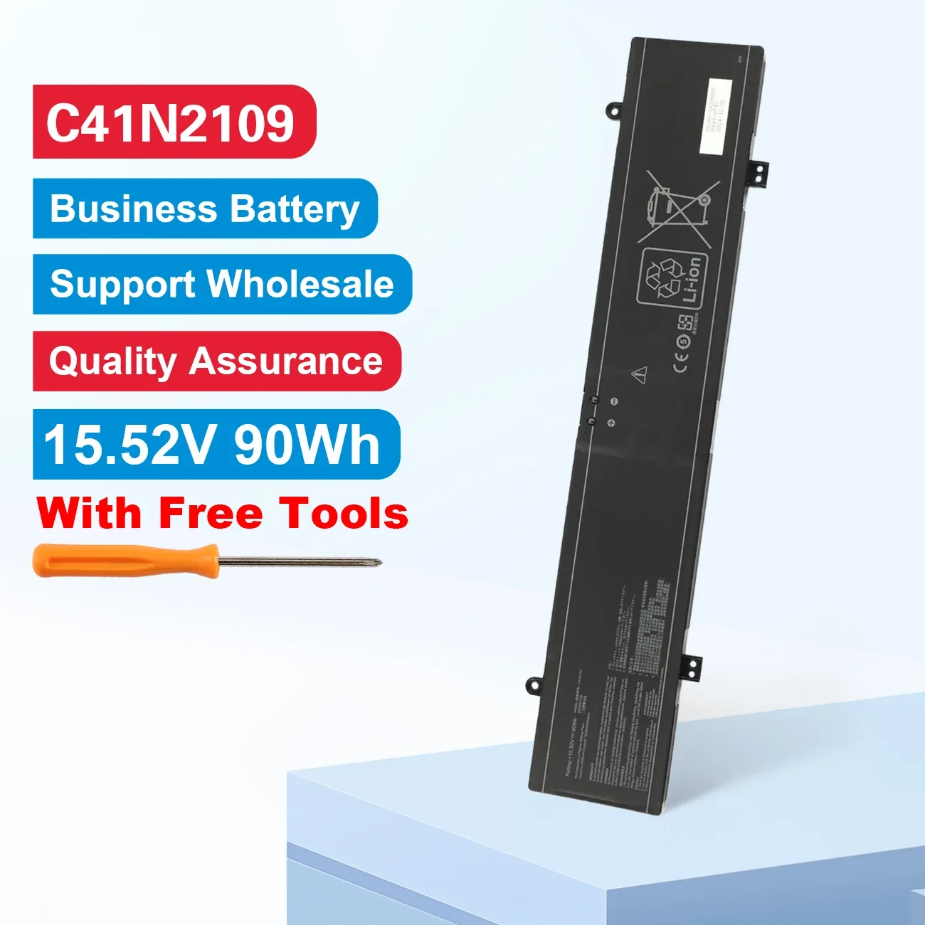 

KingSener C41N2109 Laptop Battery For ASUS ROG Zephyrus M16 GU604VZ-N4004W STRIX G18 G634 G814JV-N6034W GV601RM 15.52V 90WH