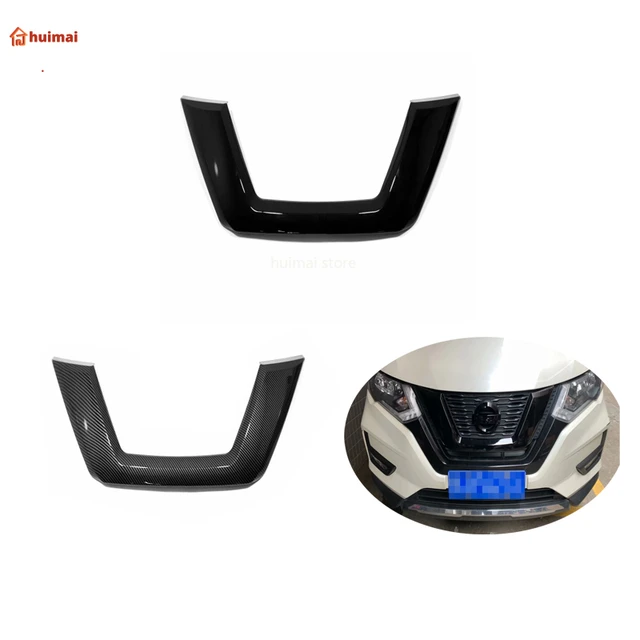 For Nissan X-Trail XTrail T32 2017 2018 2019 -2021 ABS carbonfiber Car  Front Engine Machine Grille Grid U center mesh Trim - AliExpress 34