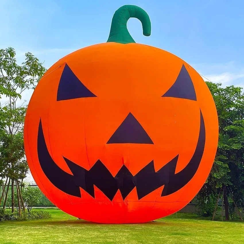 

26FT Giant Halloween Inflatable Pumpkin Decorations Blower with Led Light Strip