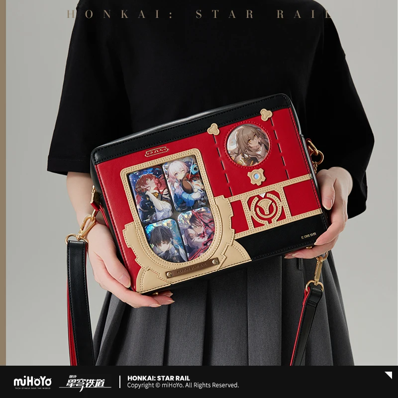 Presale Game Honkai Star Rail Official Merch miHoYo Original Authentic YQSK Theme Series Bag Pom-Pom itabag Messenger bag