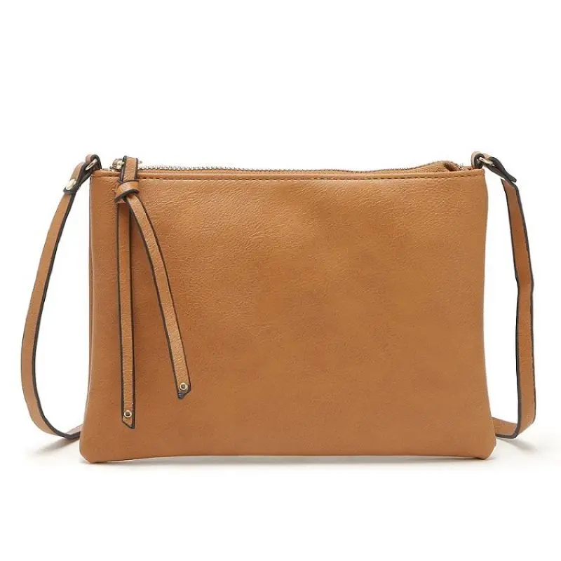 

Women's Clutch Bag Vintage Slim Thin Women Leather Messenger Bag Envelope Crossbody Bag Candy Color Shoulder Crossbody Bag