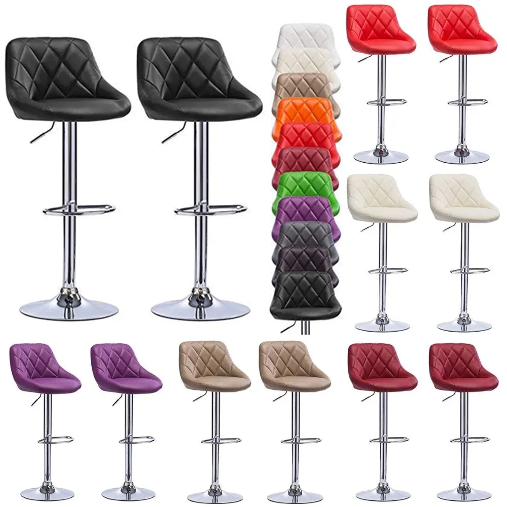 1/2 Pc/set Modern Minimalist Bar Chairs Bar Stools With Pulley Backrest Swivel Bar Stools Lift High Chair Bar Chairs Furniture