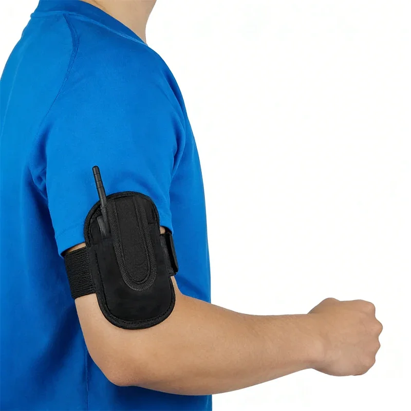 กระเป๋าใส่หูฟังสำหรับกรรมการวิ่งแข่งวัสดุพลาสติกอ่อนสำหรับผู้ขับขี่กระเป๋าใส่ของง่ายเหมาะสำหรับชุดหูฟังอินเตอร์คอม V6C V4C