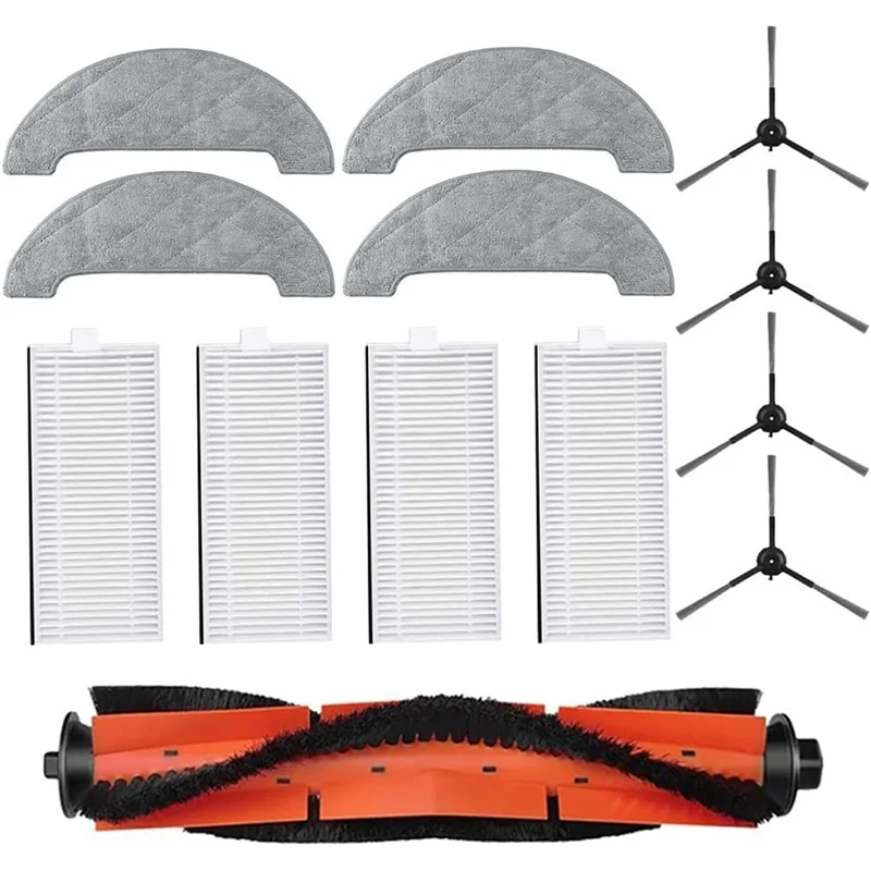 A83X-استبدال طقم قطع غيار ل IMOU RV1 Pro / RV1 Pro Max جهاز آلي لتنظيف الأتربة فرشاة جانبية رئيسية فلتر Hepa ممسحة القماش