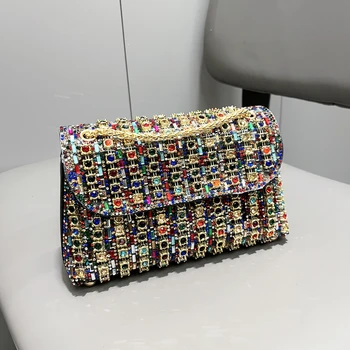 Rhinestone Crystal Evening Clutch