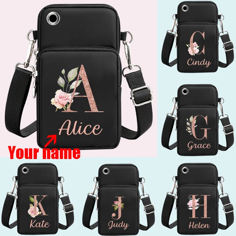 

Custom Name Casual Mobilephone Bag Cross Body Sling Bags Adjustable Phone Bags for Men and Women Ideal Birthday Gift Travel Bag