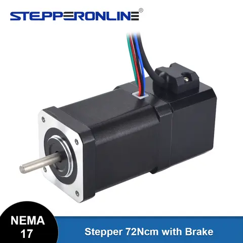 STEPPERONLINE 90W 0.3Nm Nema 23 통합 서보 모터(드라이버 포함) 3000RPM 20-50VDC 브러시리스 DC 서보 모터 - 짧은 샤프트 Best5 11 STEPPERONLINE Nema 17 스테퍼 모터 72Ncm 2A 전자기 브레이크 2상 Nema17 모터 포함