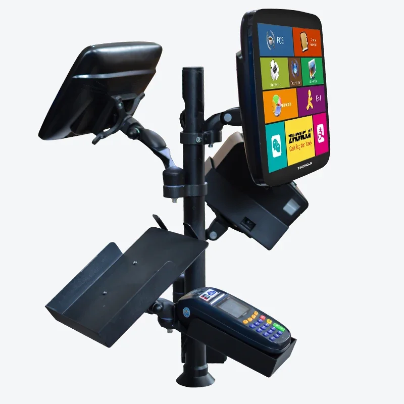 2026 Financial Equipment Reader 15.6inch Wide Screen Pos Systems Support Wall Mounted Point Of Sale System